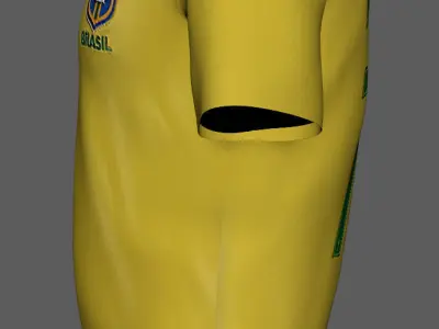 T-Shirt FC Brasil Free 3D model