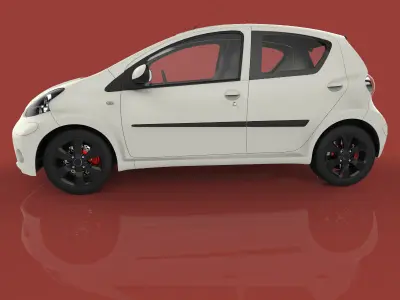 Hatchback car 3D model