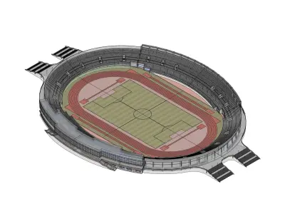small stadium 3D model