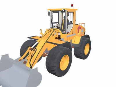 Loader Low-poly 3D model