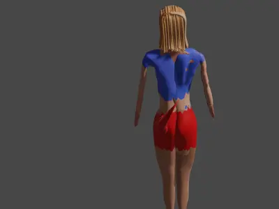 This Girlse Low-poly 3D model by alexandr741