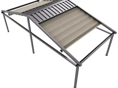 Motorized Pergola 5a 3D model