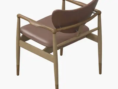Finn Juhl 48 chair 3D model