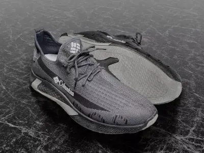 COLUMBIA 3D SHOES Low-poly 3D model