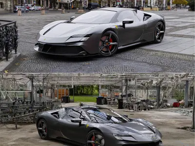 Ferrari  SF90 3D model