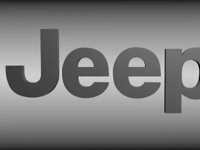 Jeep logo 3D model