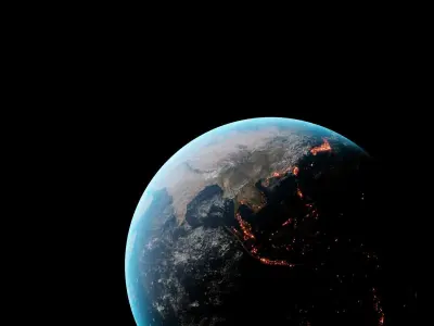 Earth photorealistic  Free 3D model