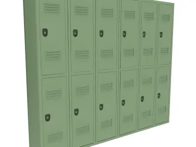 Locker lockers 3D model