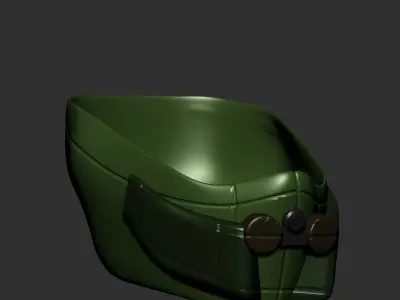 gas mask  sculpt ver4 3d printable 3D model 3D model