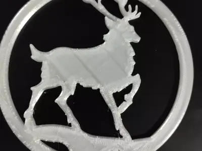 Christmas candle globe decoration 3D print model