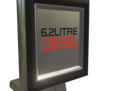 6 2 Diesel Badges Low-poly 3D model