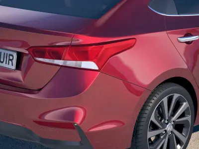Hyundai Accent 2018 3D model