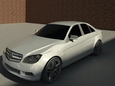Mercedes-Benz C-Class W204  3D model