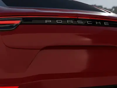 Car Rigged - Porsche Panamera 3D model