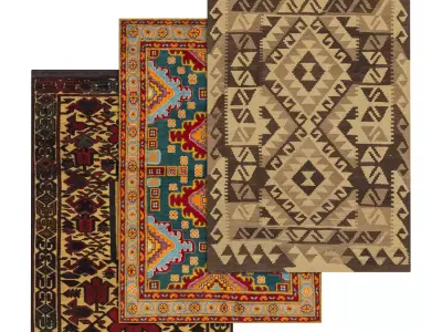 Rug Set 1980 3D model