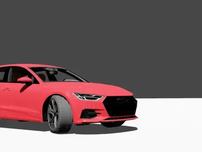 Audi A7 3D model get