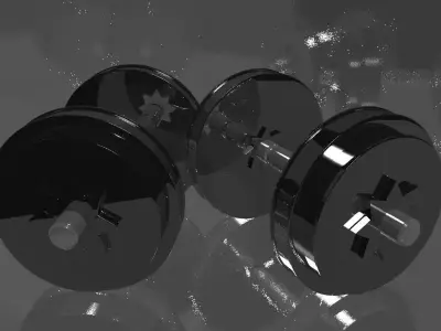 Sport dumbll 3D model