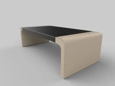 stool chair Low-poly 3D model