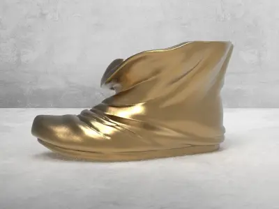 Shoe Plant Pot 3D print model Free 3D print model