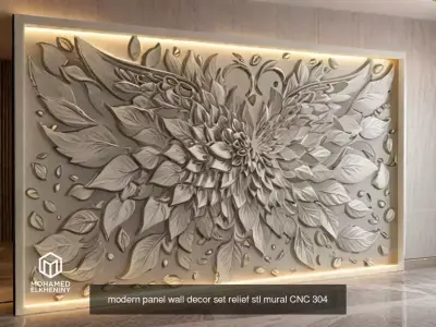 Premium 3D Panels CNC Print Ready Vol 6 3D Model Collection