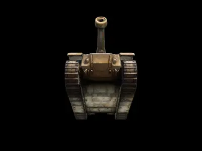 Attack Gaming M1 Abrams Tank 3d Render 3D model