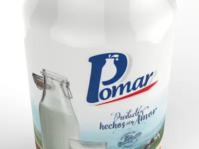 LATA DE LECHE EL POMAR 3D model