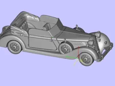 Horch 853A 3D print model