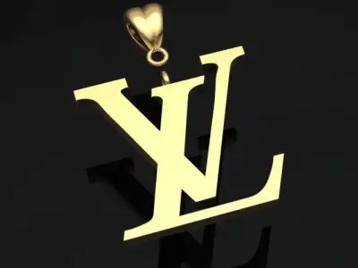 Louis Vuitton Necklace  3D print model