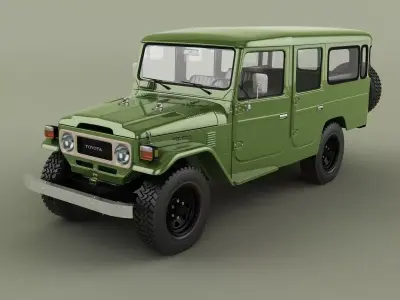 Toyota FJ44 Crew Cab 3D model