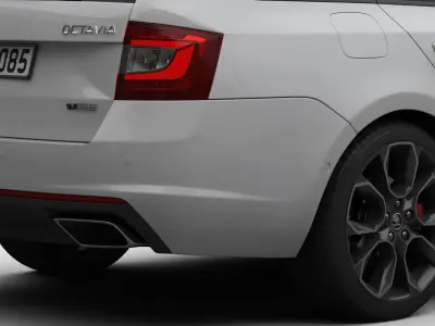 Skoda Octavia Combi RS 2017 3D model