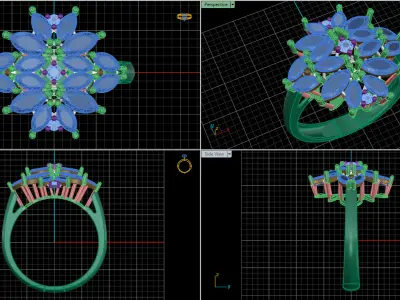 jewelry ring 295 3D print model