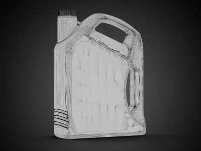 Car Oil bottle 3D model