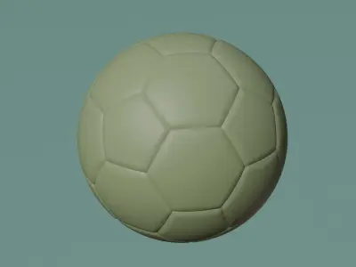 Realistic 3D Soccer Ball 3D model