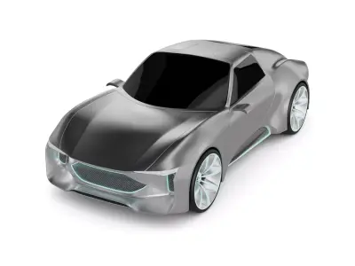Convertible Car 3D model