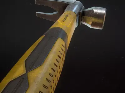 Hammer Low-poly 3D model 48
