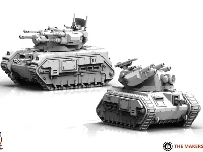 Universal Guard - Support Tanks 3D print model