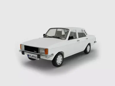 Iran Khodro Paykan 3D model
