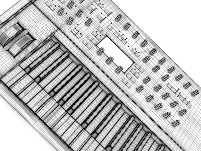 Keyboard Workstation 2 3D model