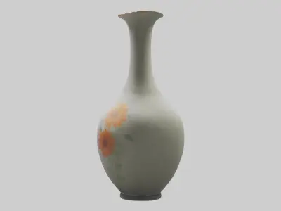 Flower Vase model Low-poly 3D model