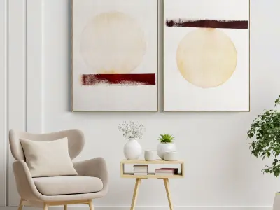 Photo Frame 125 Low-poly 3D model