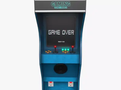Arcade Games Low-poly 3D model