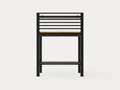 Ellos workbench Low-poly 3D model