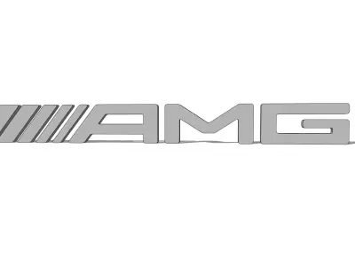 AMG Logo 3D print model