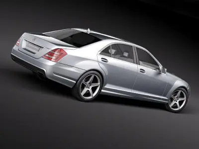 Mercedes S-Class AMG 3D model