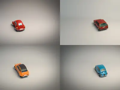 Low Poly City Car Pack