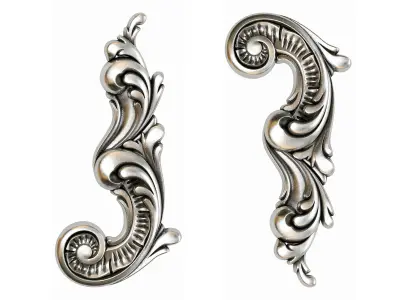 Classic carved 128 3D model