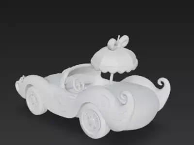 Wacky Races - Compact Pussycat 3D print model