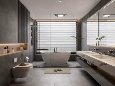 Bathroom 102 3D model