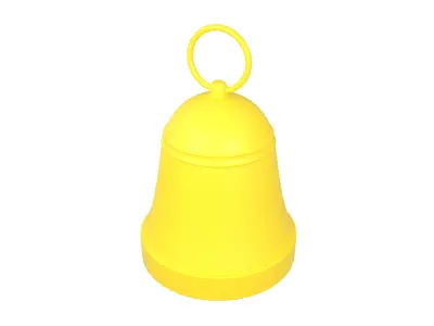 Bell v2 002 Low-poly 3D model