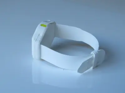 Fitness Watch with Heart Rate Sensor Free 3D print model